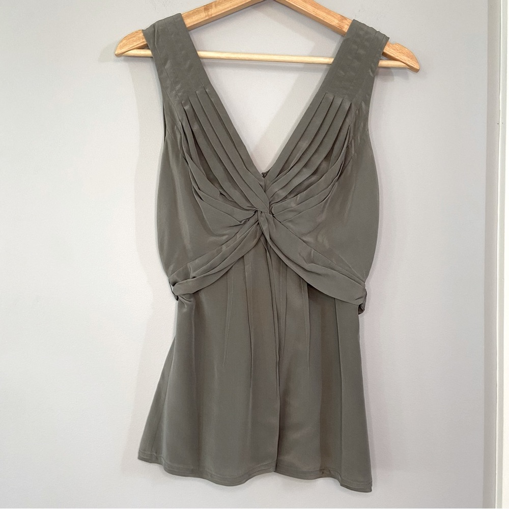 BCBG MAXAZRIA Woven silk top